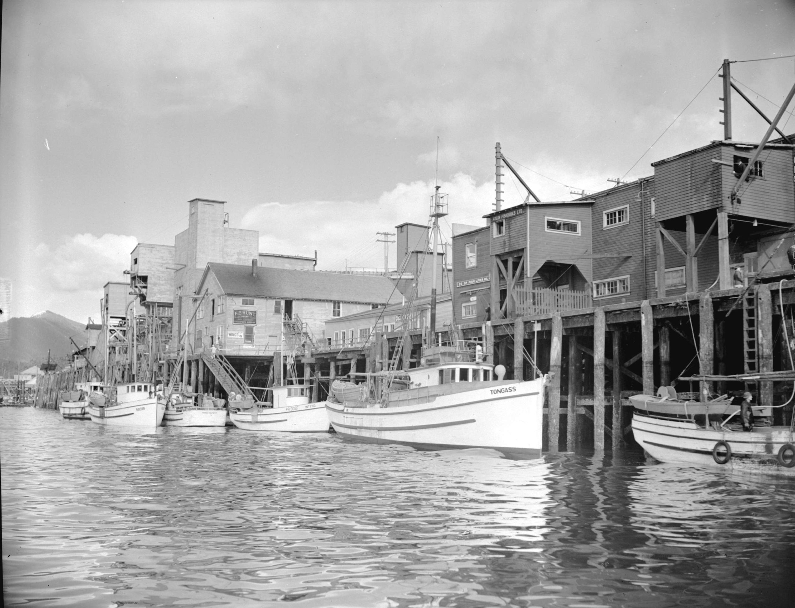 Prince Rupert Harbour; 1941; Vancouver Archives AM1545-S3-- CVA 586-551