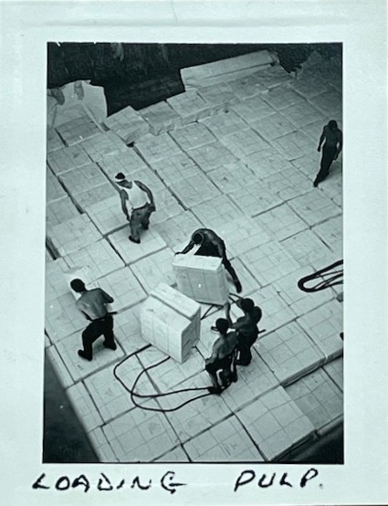 Date unknown (Loading pulp in Woodfibre)