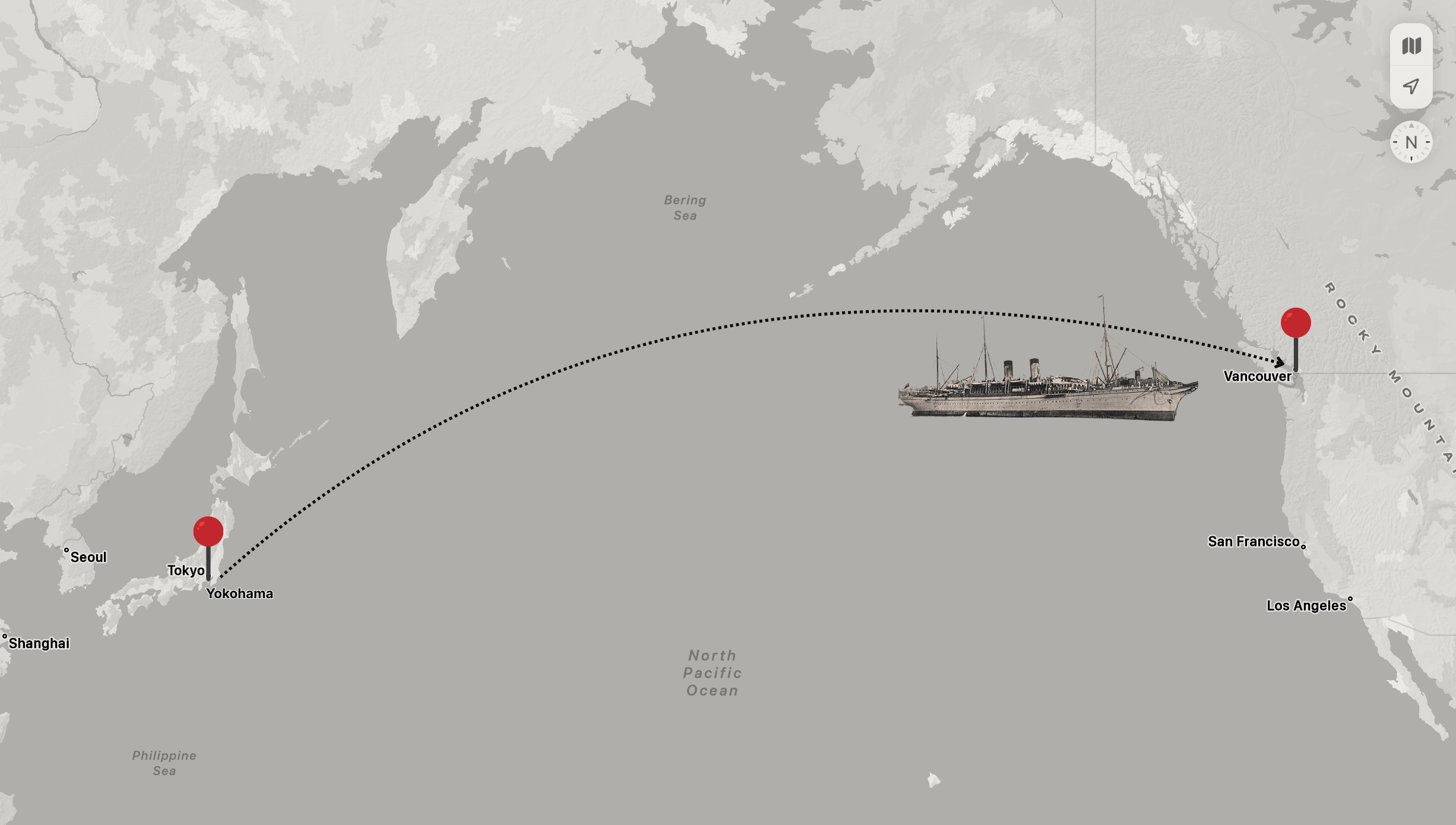 Map for Website - Canada to Japan