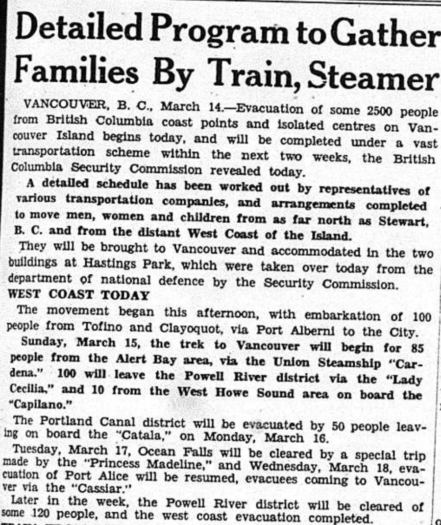The New Canadian, "All Island Cars in but Locals Lagging
", Landscapes of Injustice 